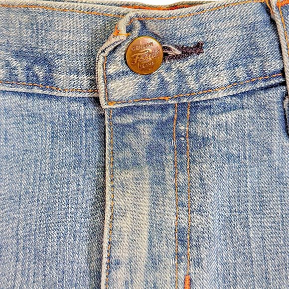 Fossil Denim Amara Mini Skirt Hummingbird Size 10 - Picture 4 of 9